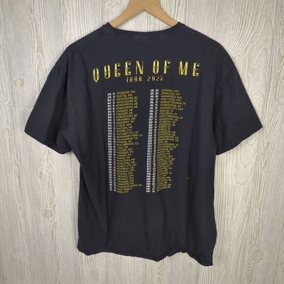 Shania Twain Queen of Me Tour Dateback Tee Black Size XL 2023 - Picture 5 of 6